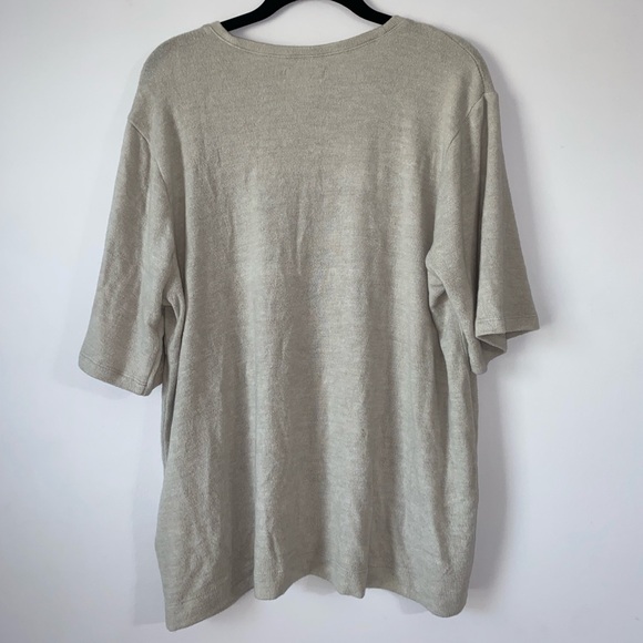 Madewell The Dreamiest Knit Tee in Oatmeal - Picture 6 of 8